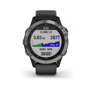 Garmin – Fenix 6 Solar – Zilver/Zwart