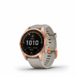 Garmin – Fenix 7S Solar – Roségoud/Beige